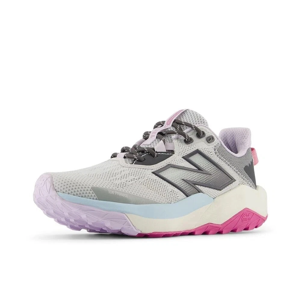 New Balance Women's US7 DynaSoft Nitrel V6 Trail Running Shoe Grey wtntrlg6