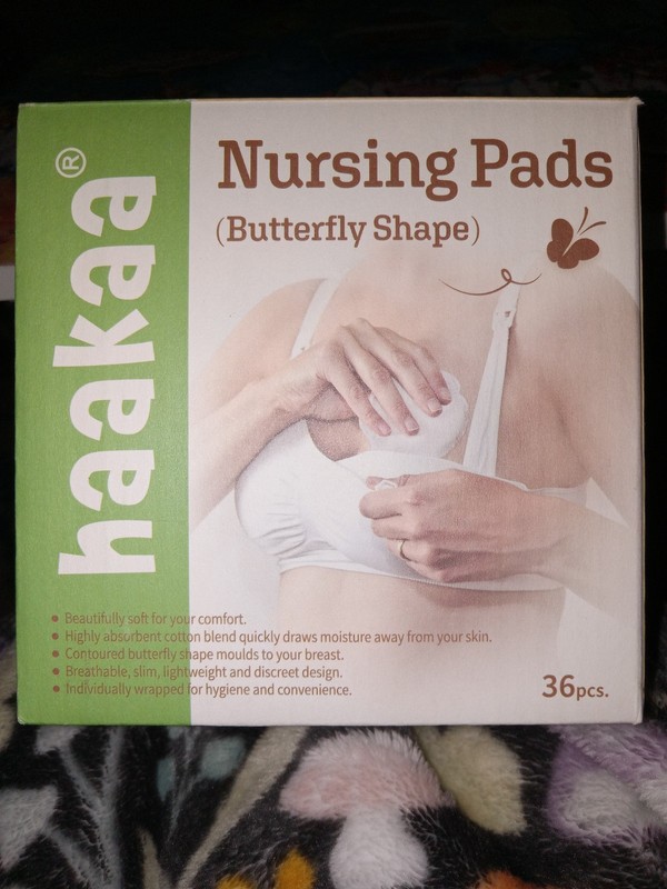 Haakaa Nursing Pads. Butterfly Shape. 36 Piece. New.