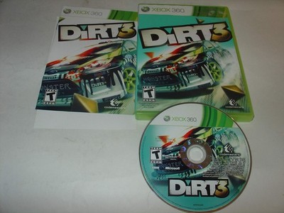 DiRT 3 (Xbox 360, 2009) Mint Disc Perfect Complete CIB Tested