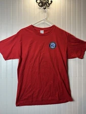 Monsanto Breeding It Shirt Red Size Large Cotton Ag Agriculture Farmers