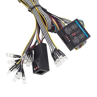 14 LED RC Car Light Kit DIY Lenklicht für 1/10 1/8 RC Car Crawler Neu