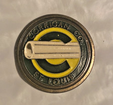 CORRIGON COMPANY, ST. LOUIS, MO. 1" COIN STYLE Ball Marker.