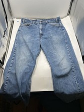 Vintage Levi's 505 Orange Tab Jeans Mens 38X30 USA Made 1980 Straight Leg Denim