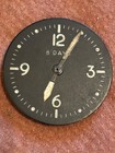 VINTAGE MILITARY AIRCRAFT 8-DAY CLOCK DIAL W/ HANDS WWII ERA ESTATE-FREE SHIP — photo 1