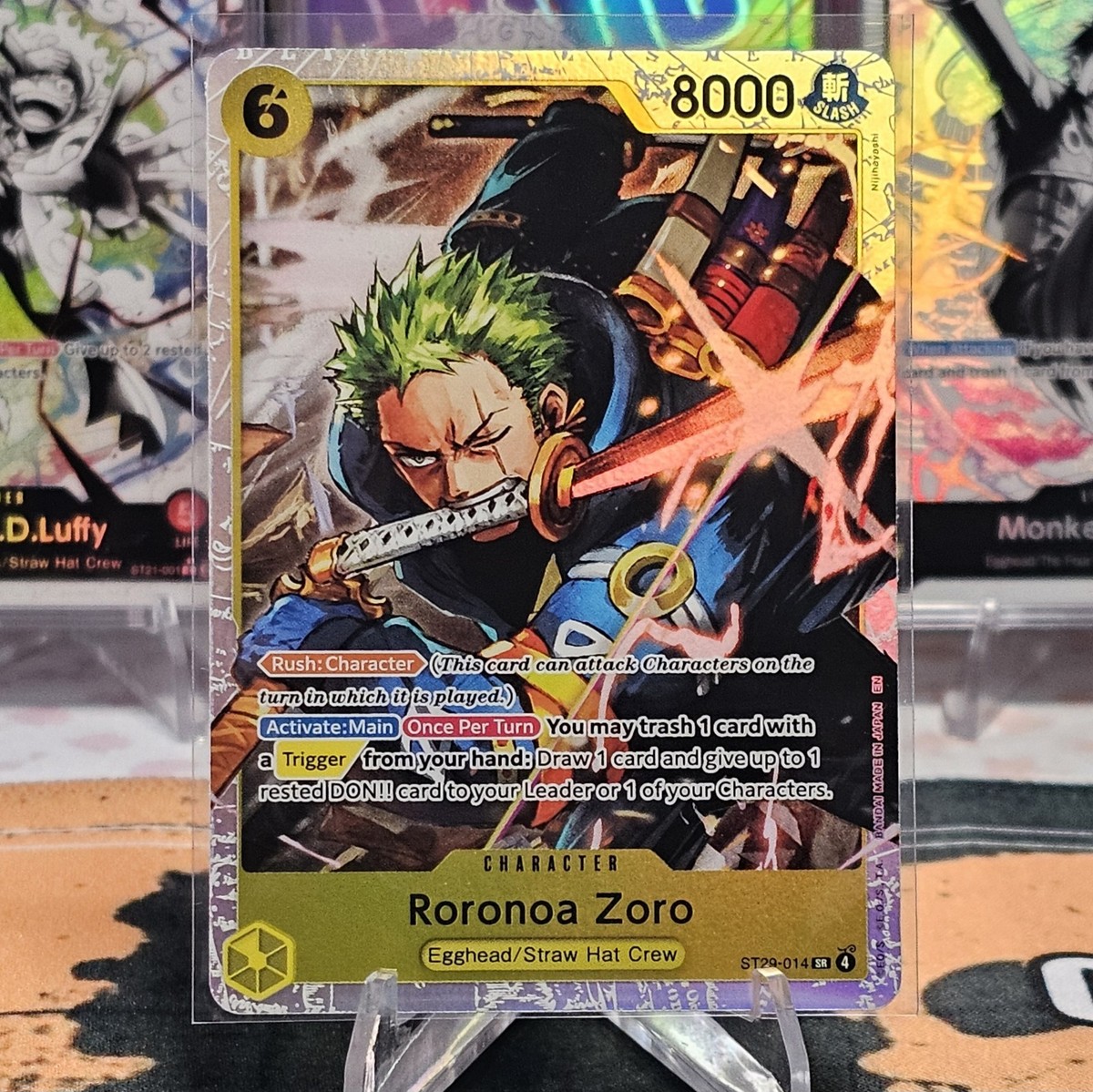 Roronoa Zoro ST29-014 SR Foil One Piece Starter Deck 29: Egghead