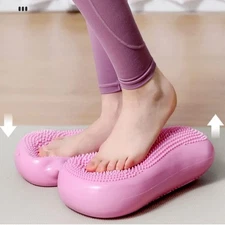 X001 Home Sports Yoga Fat Reduction Inflatable Stepper Pink Brand New