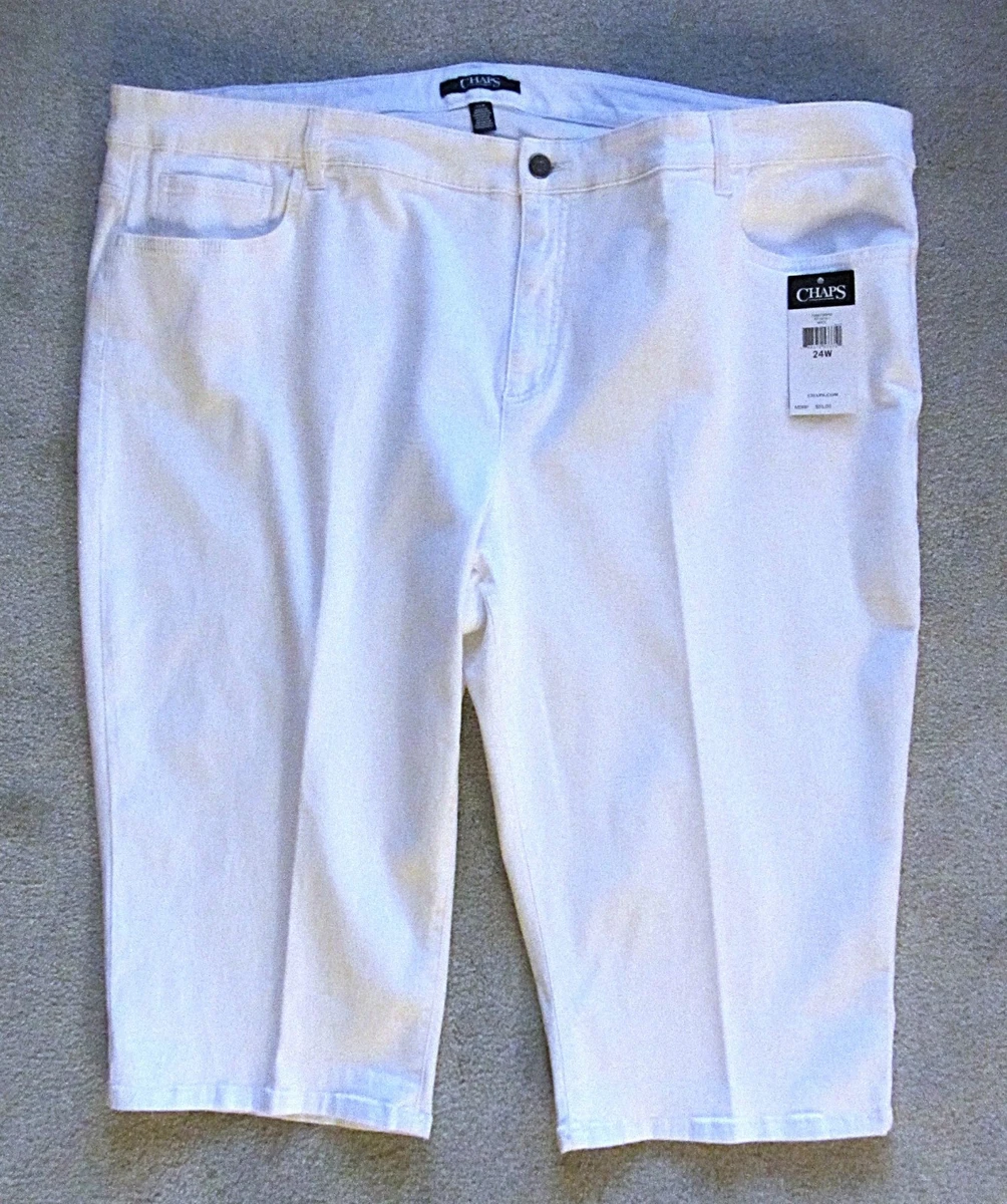 Jean Capri Chaps Skimmer Pour Femme – Taille Forte 24W – Neuf Avec étiquettes