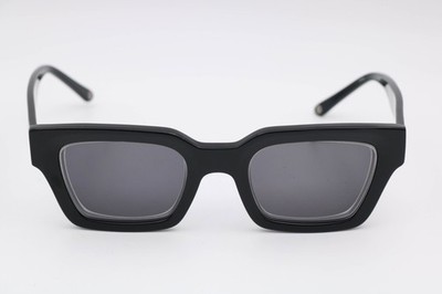Muse Link Black Square Needs Lenses 32-001995 Eyeglasses Frames 50-22-145