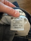 Carhartt Men's Blue Jeans Relaxed Fit No Holes Or Rips Straight Leg 44x30 — photo 6