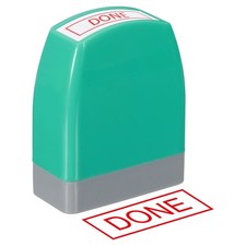 Done Notice Stamp Office Stamp Pre Inked Stamp Green