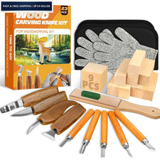 Wood Carving Kit, 23pcs Tools with 4 Set 4,