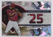 2023 Bowman Scouts Top 100 Atomic Refractor 93/150 James Wood #BTP-25 02ti