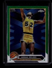 2023-24 Topps Chrome Jamaal Wilkes #112 Green Refractor Lakers