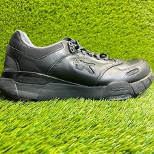 Kuru Kinetic 2.0 Mens Size 11.5 Jet Black Athletic Running Leather Shoes Sneaker