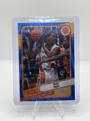 2024 Topps Chrome McD's Blue RayWave - Franchise Picks Chris Paul #REA-CPA