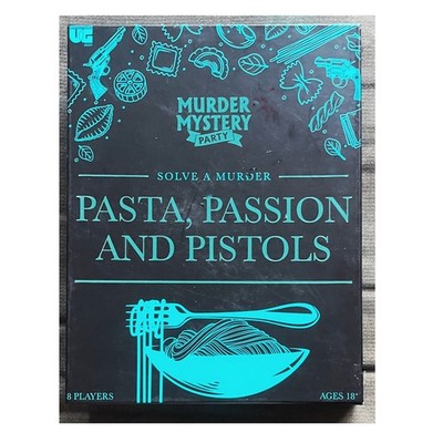  Murder Mystery Dinner Game Pasta  Passion Pistols 8 Players Ages 18+ 