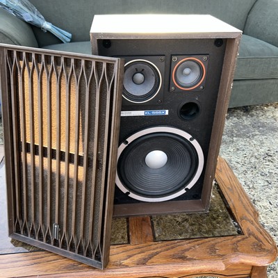 Vintage Kenwood KL-555X Stereo Speakers 3-Way 100W