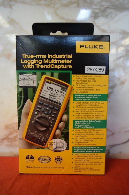 Fluke 287/289 Ture-rms Industrial Logging Multimeter With Trend Capture