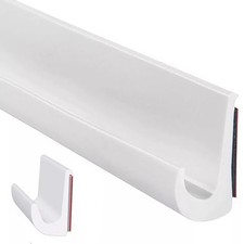 Self J Type Rain Gutter Roof Drain Diverter for Cars RVs Boats 5 Meter