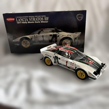 Kyosho Lancia Stratos HF 1/18 1977 Monte Carlo Rally Winner Diecast Model Car