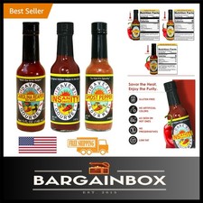 Hot Sauce Lovers' Delight: Insanity, Ghost Pepper Naga & Carolina Reaper Trio