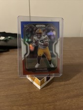 2020 Panini Prizm - Rookie AJ Dillon #364 Red White & Blue Prizm (RC)