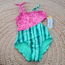 NWT Cat  Jack Watermelon One Piece Swimsuit Girls XS 4/5 Bathing Suit Swim NEW