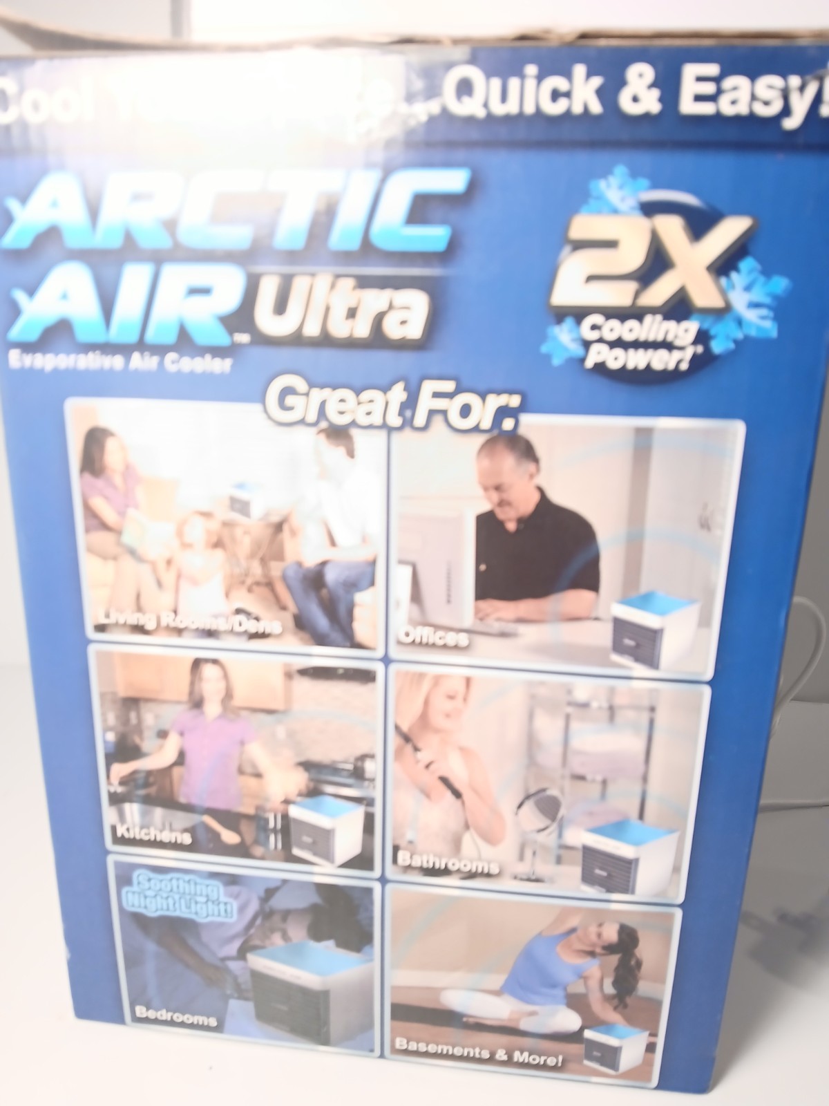 ARTIC AIR ULTRA - Evaporator Portable Air Cooler 2x Cooling
