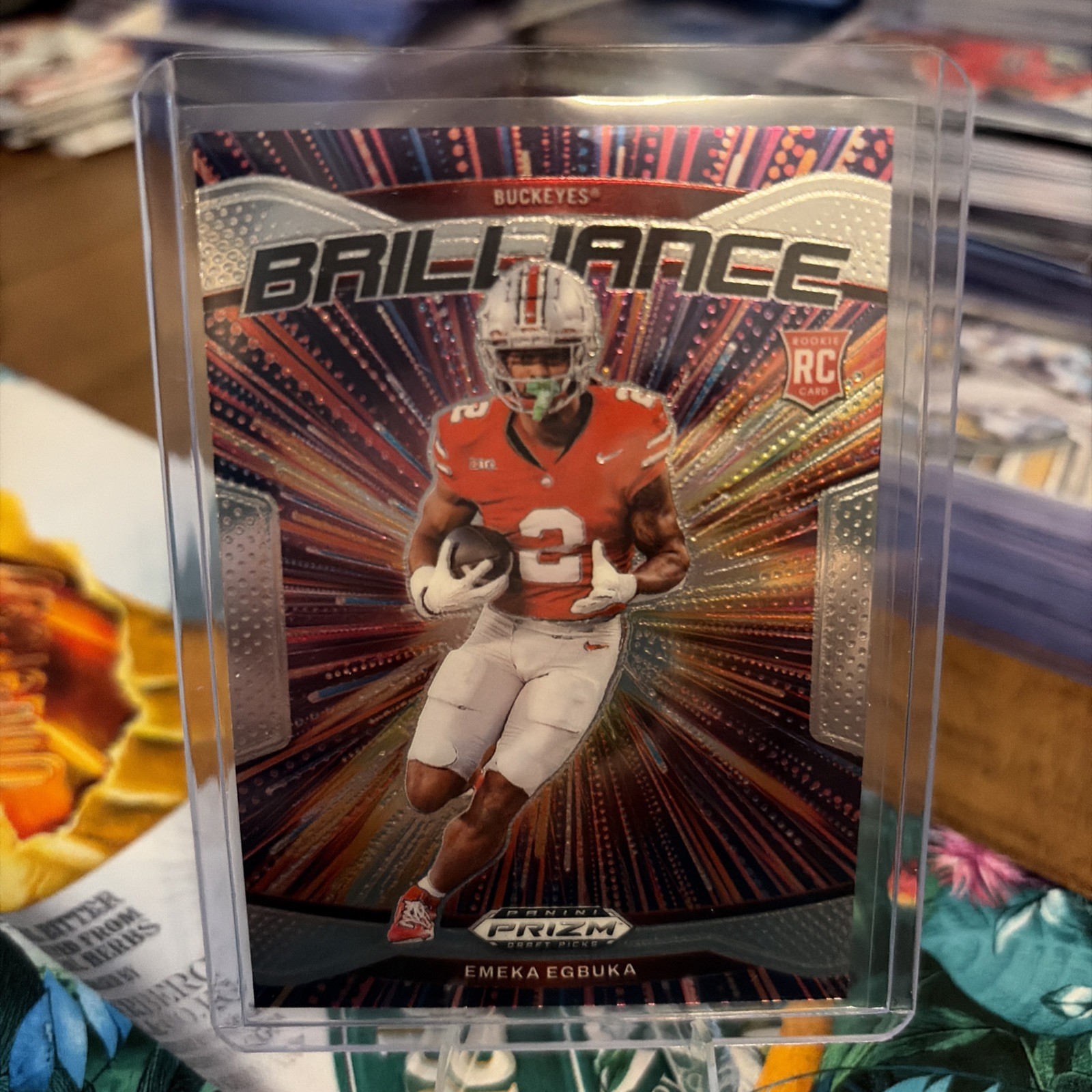 2025 Panini Prizm Draft Picks - Brilliance Emeka Egbuka #8 (RC)