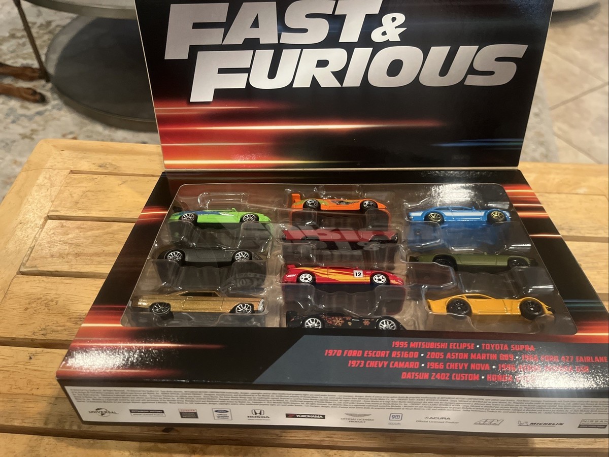 Hot Wheels 2025 Silver Series Fast & Furious 10-Car Box Set