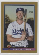 2021 Bowman 1991 Bowman Gold Refractor 10/50 Cody Bellinger #91B-CB 0e8z