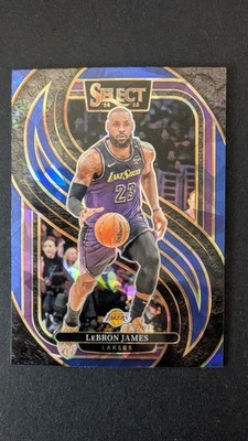 2024-25 Panini Select Concourse Premier Level Prizm #111 LeBron James Lakers