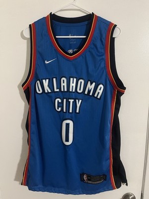 Russell Westbrook #0 Oklahoma City Thunder Swingman Nike Jersey Size 50/Large