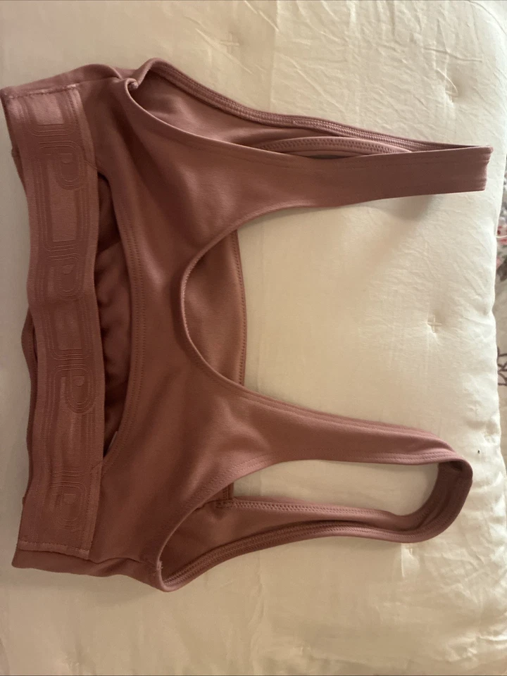 Colher Victoria’s Secret rosa Activewear levemente forrada Bralette 20-22” ao redor - Imagem 3 de 4