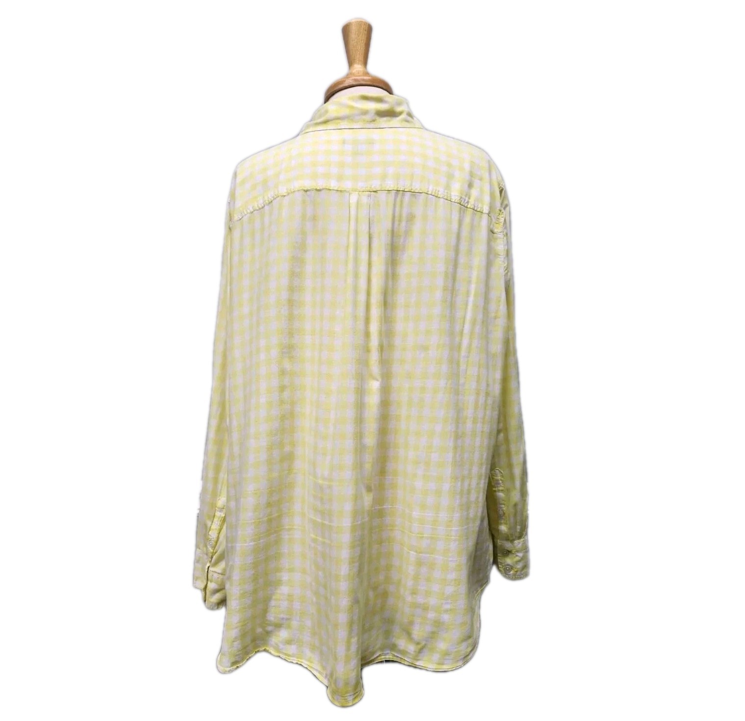 Talbots Plus Women's Button Down Blouse Yellow Ch… - image 4