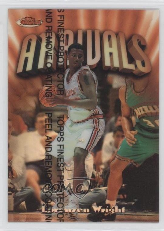 1997-98 Topps Finest Common Bronze Refractor Lorenzen Wright #197 b5x