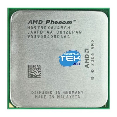 Amd Phenom X4 9750 Am2+ Processor Cpu 125W Quad Core Hd9750Xaj4Bgh