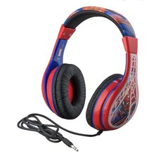 Spiderman Kids Wired Headphones, Parental Volume Limiting, Adjustable Headband