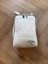 Beautiful Callaway White And Green Shag/Shoe Bag