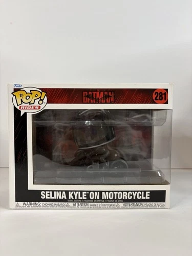 Funko Pop! Rides The Batman Selina Kyle on Motorcycle #281