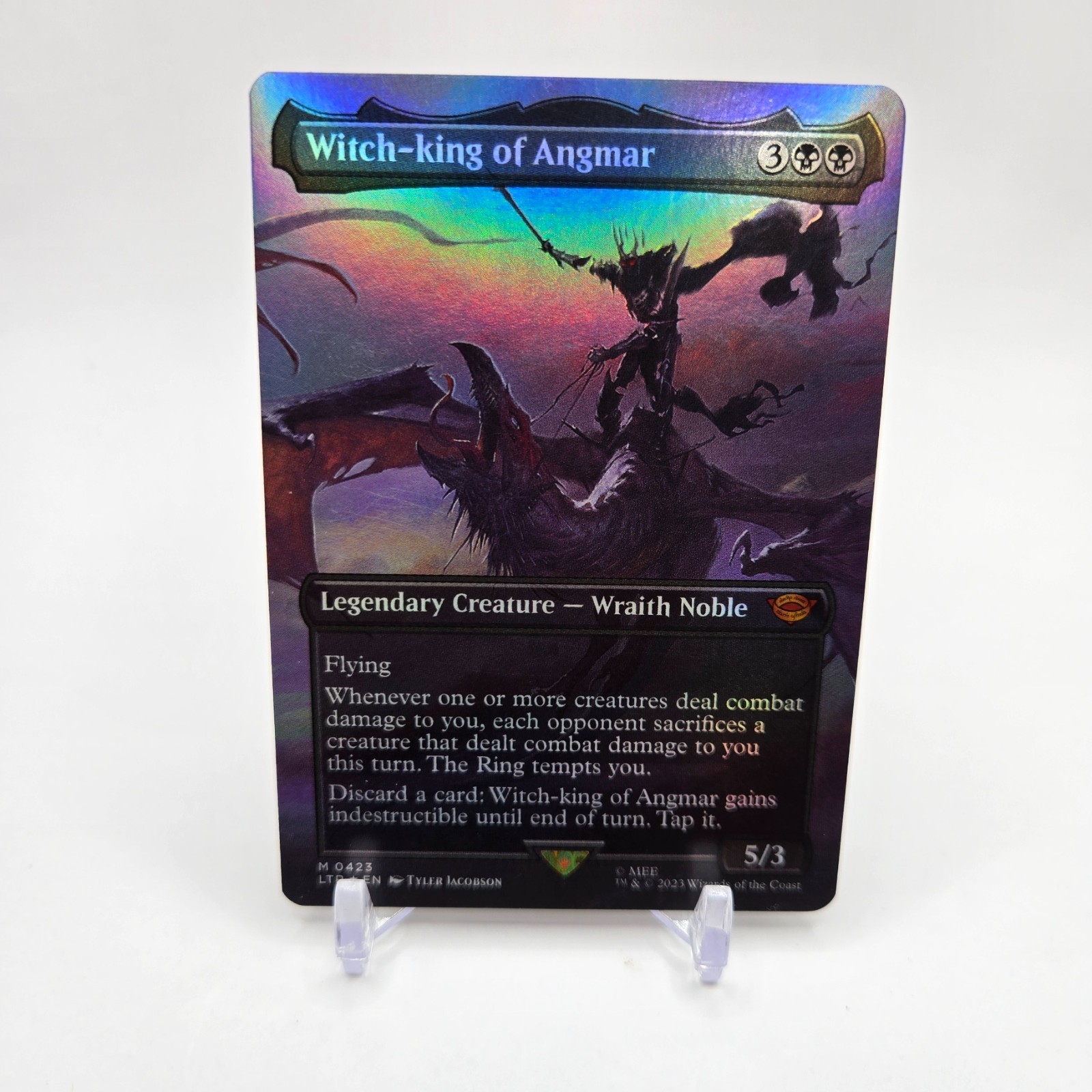 Witch-King of Angmar - Lord of the Rings Borderless Foil NM MTG #423