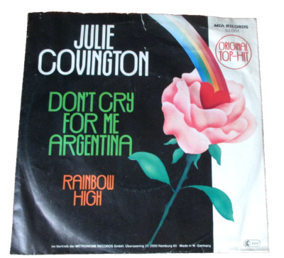 70er Jahre - Julie Covington - Don´t cry for me Argentina