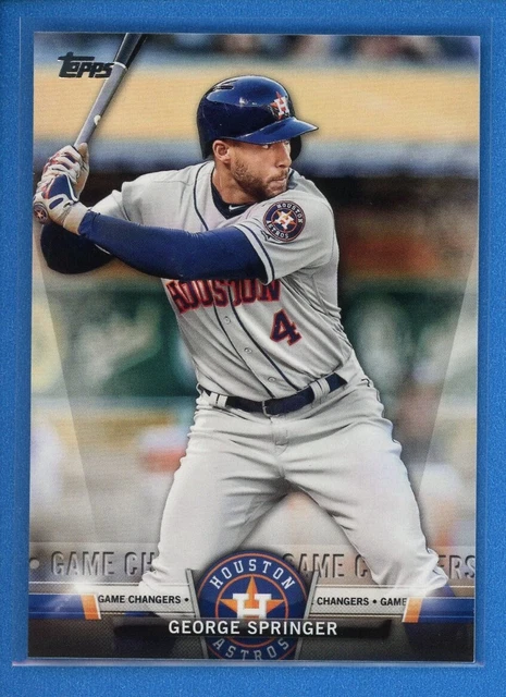 2018 Topps Update Series Topps Salute Game Changers Insert #S-46 George Springer