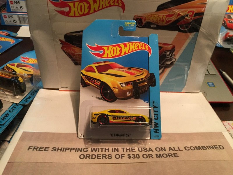 HOT WHEELS 10 CAMARO SS HWFD HW CITY 2014 - HW RESCUE VHTF!!!