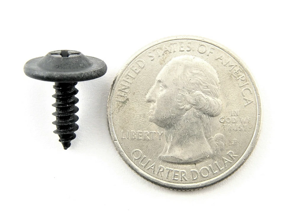 Tornillos de ajuste interiores para Jeep - #8 x 1/2" a 1" de largo tapa plana - 75 piezas (25ea)- #321 Foto 2 de 4