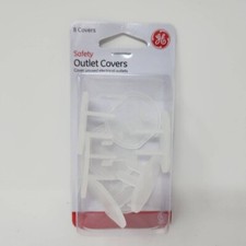 GE Safety Outlet Covers 8-Pack Electrical Socket Protectors