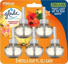 Glade Plugins Refills Air Freshener, Scented and Essential Oils for Home and Bat