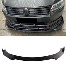 For Volkswagen Passat Universal Front Bumper Lip Spoiler Splitter Glossy Black