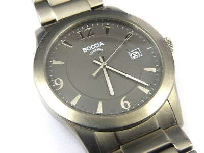 Herren Boccia 3550-02 Quarz Sportuhr - 50m