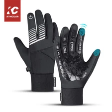 Winter Ski Gloves Touch Screen Fleece Lining Thermal Gloves for Cycling Driving